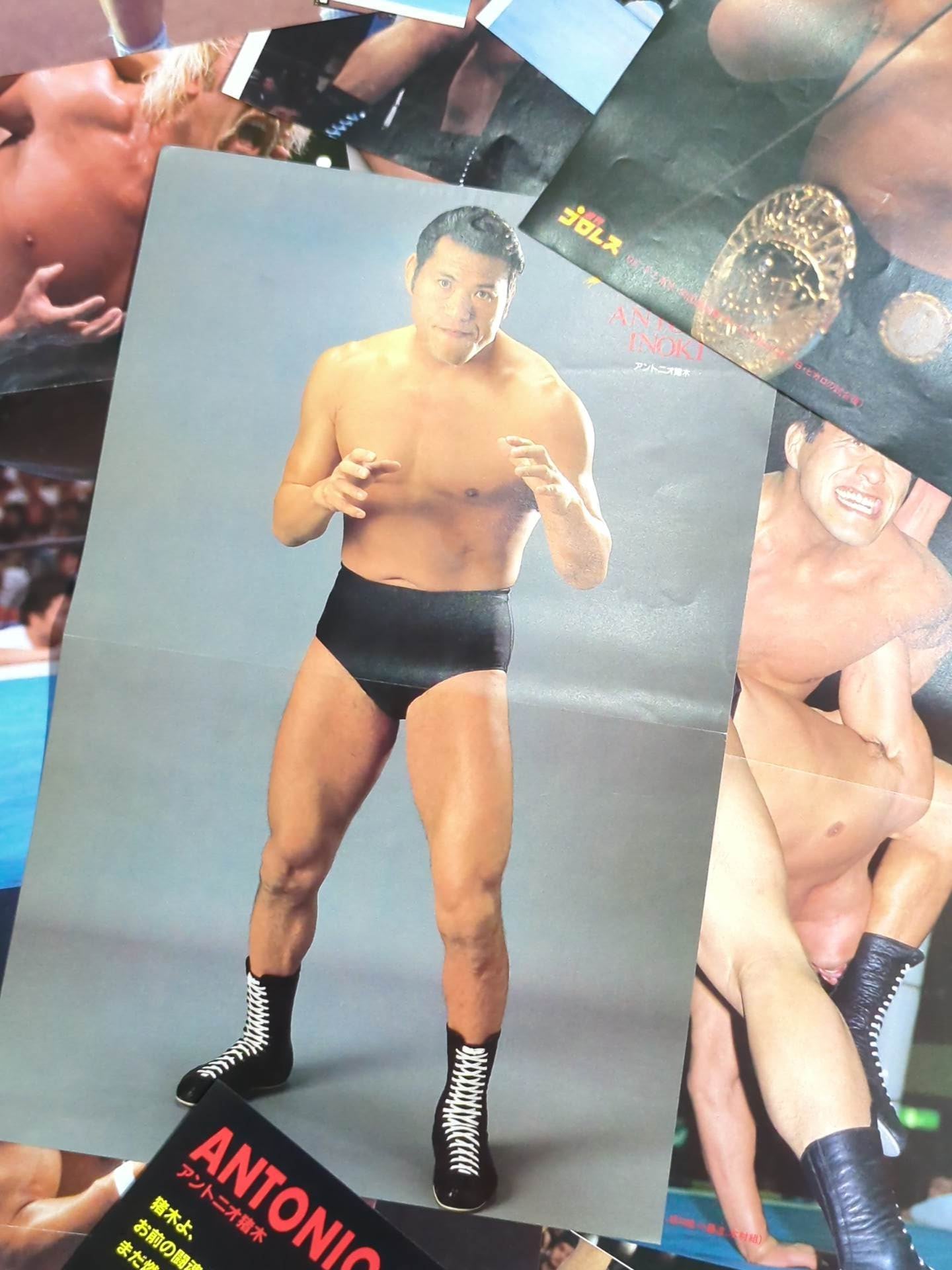 Antonio Inoki Magazine Appendix Pin-Up Set