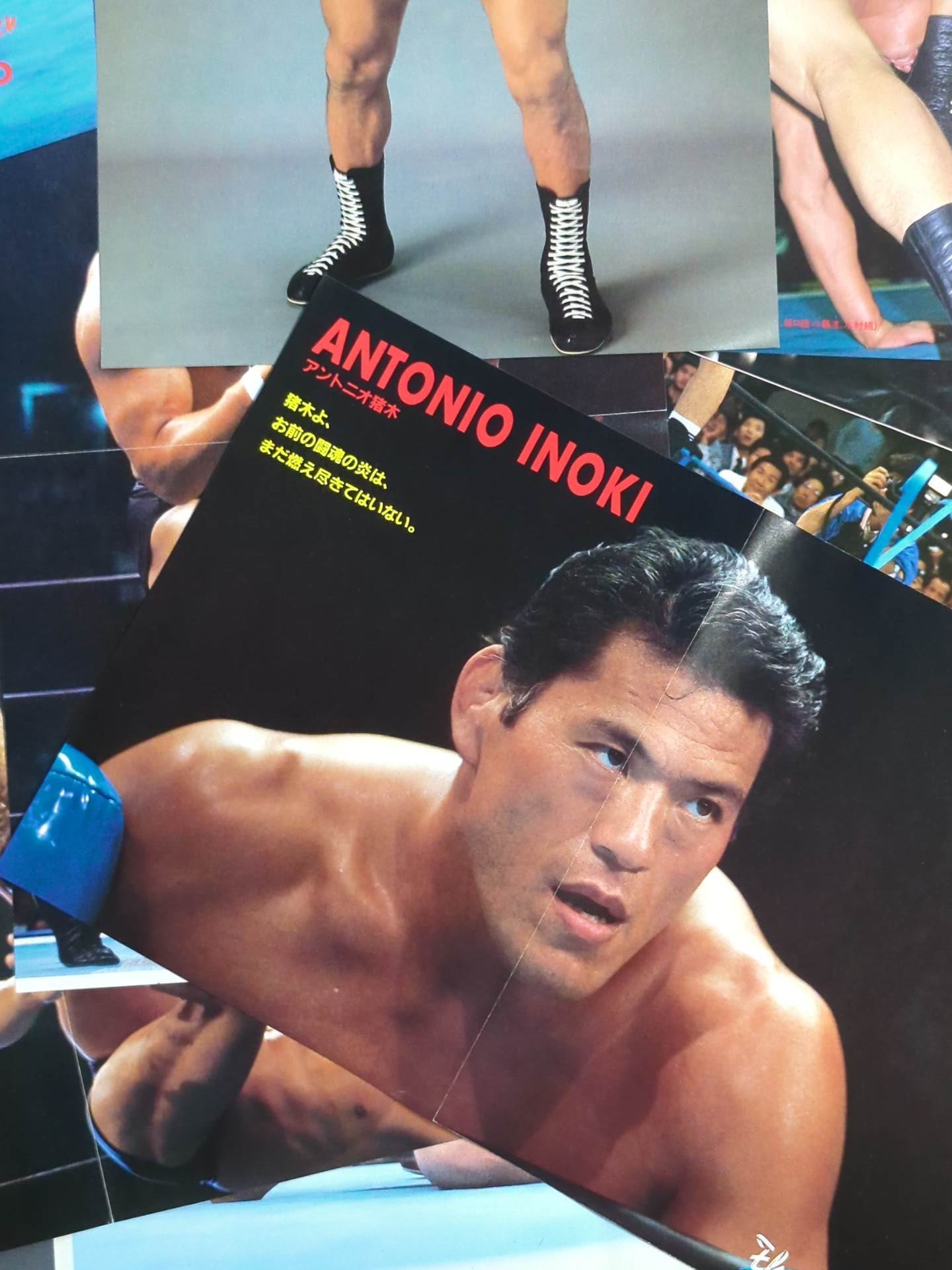 Antonio Inoki Magazine Appendix Pin-Up Set