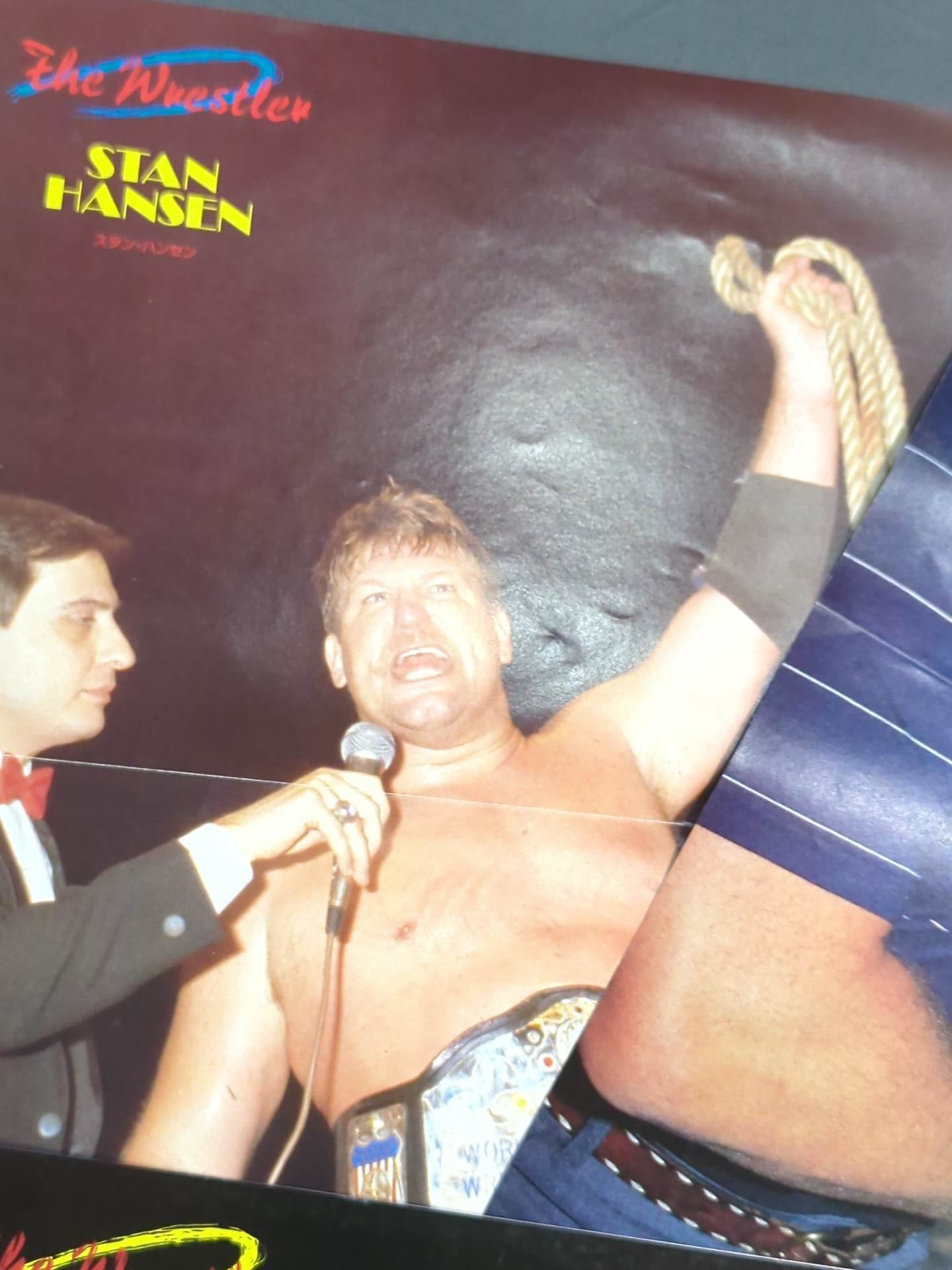 Stan Hansen Magazine Appendix Pin-Up Set