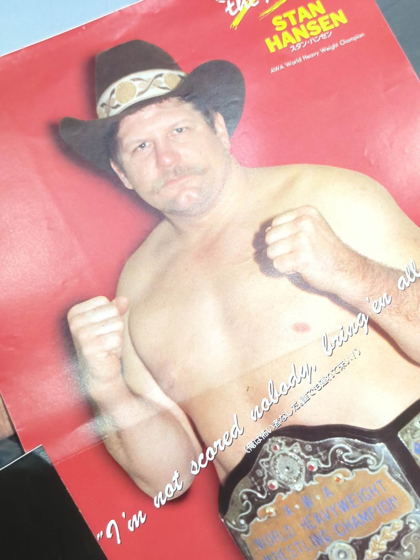 Stan Hansen Magazine Appendix Pin-Up Set