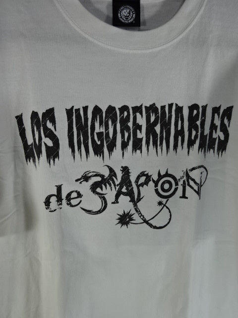 BUSHI "EN SERIO" T-Shirt (2) (White× Black)