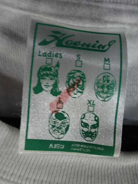 グレート・ムタ×HAOMING SPRAY ART Tシャツ①(ホワイト)