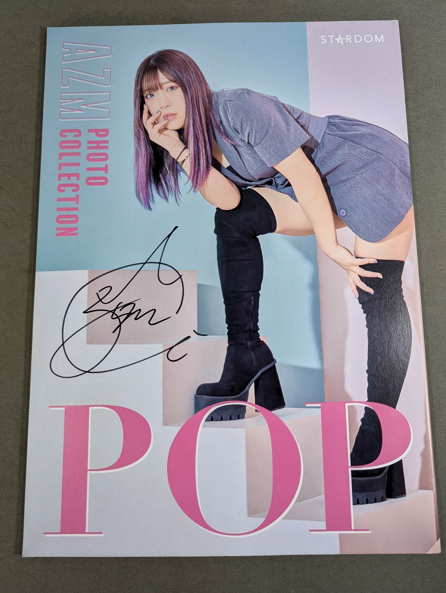 直筆サイン入り】AZM 写真集 POP – 闘道館