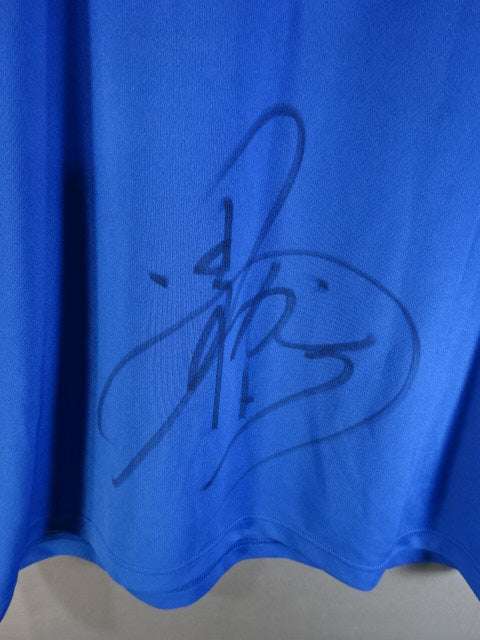 【hand signed autograph】 Taguchi Ryusuke Taguchi Japan Dry T-Shirt (1) (Blue)