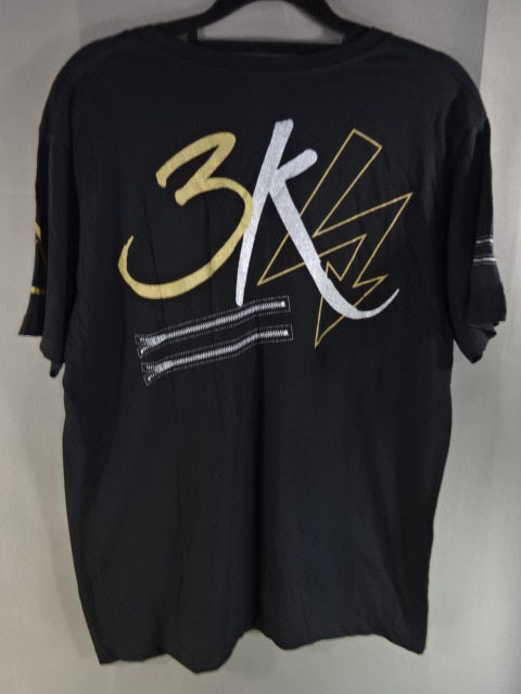 [3 fighters hand signed autograph ROPPONGI 3K T-Shirt (Black)