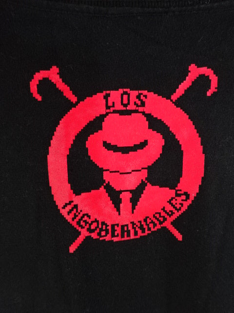 L.I.J. dotswrestler T-shirt (1) (Black)