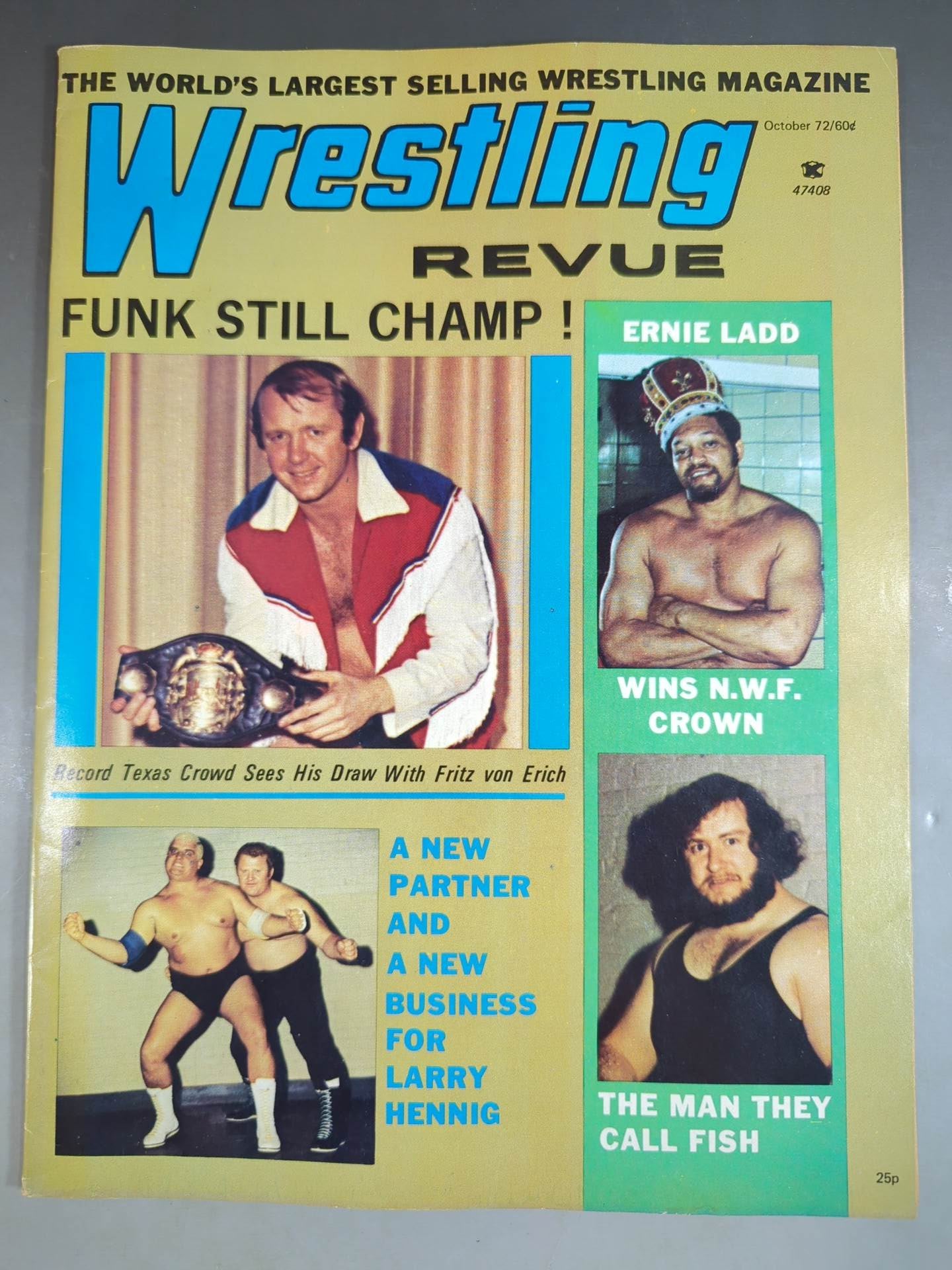 Wrestling REVUE October 1972 issue