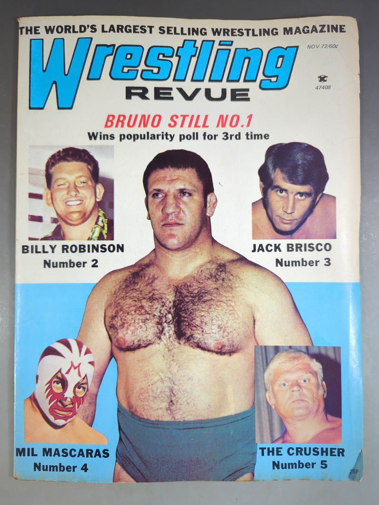 Wrestling REVUE November 1972 issue