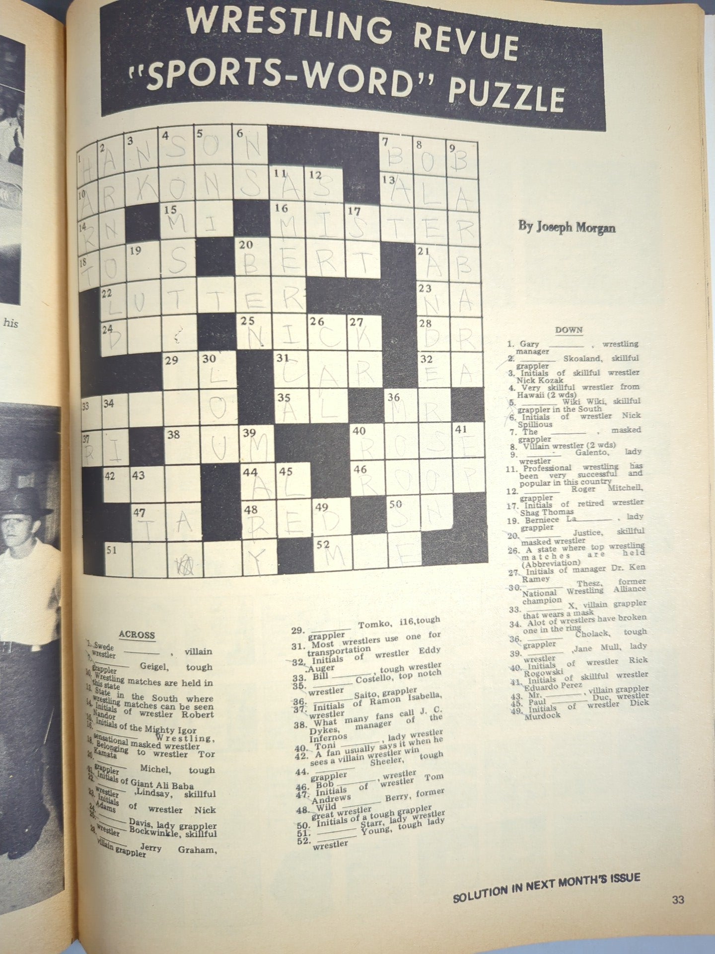 Wrestling REVUE December 1971 issue