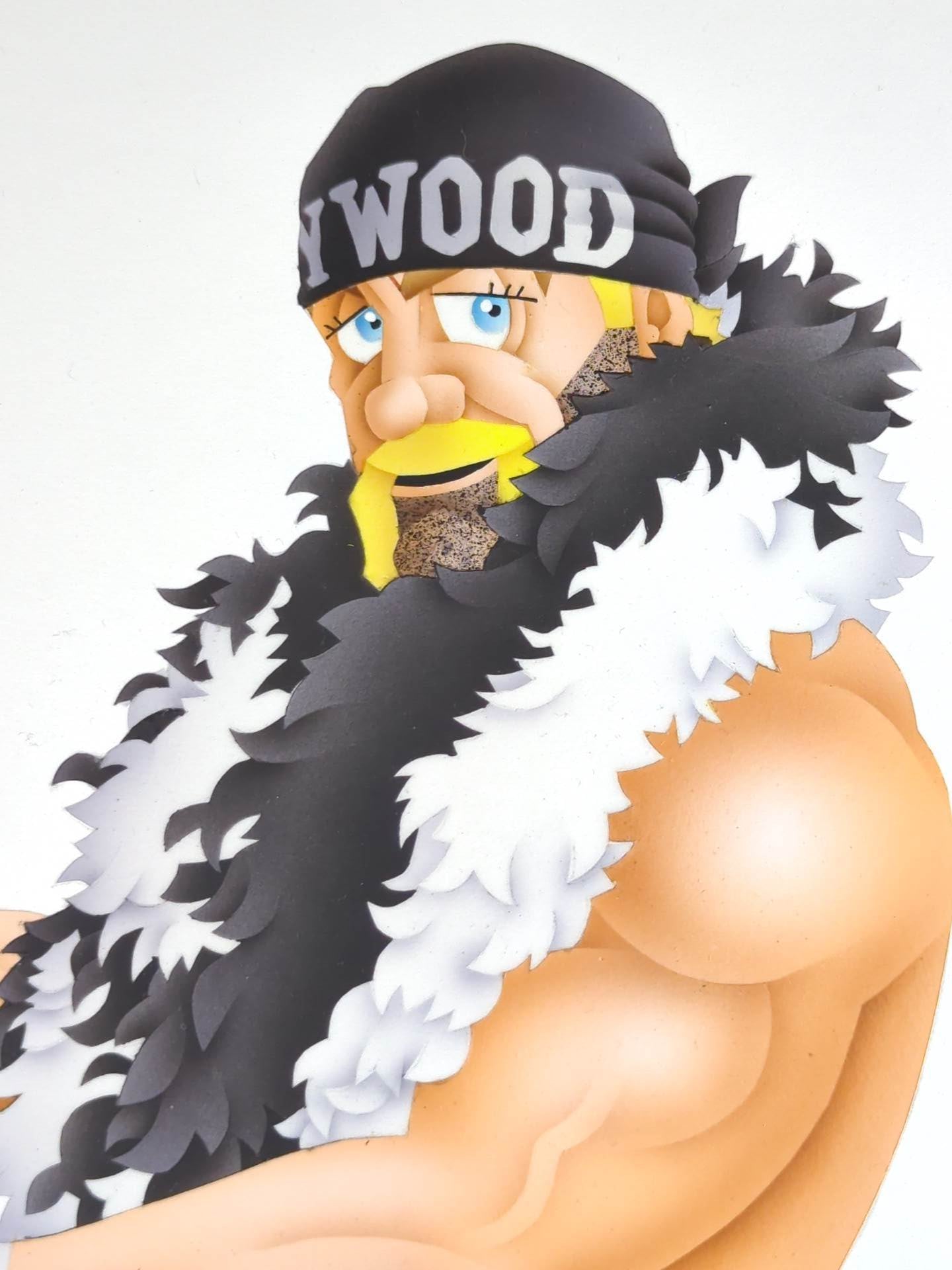 ★ Nagatoshi Sakai original painting work ★ "Superman" Hollywood Hulk Hogan