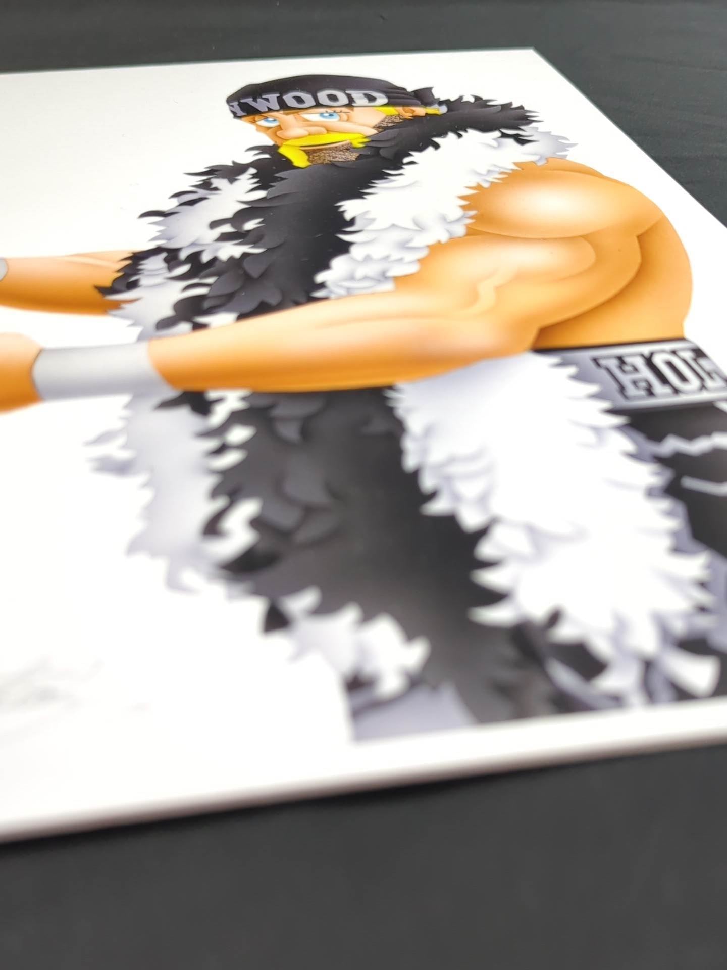 ★ Nagatoshi Sakai original painting work ★ "Superman" Hollywood Hulk Hogan