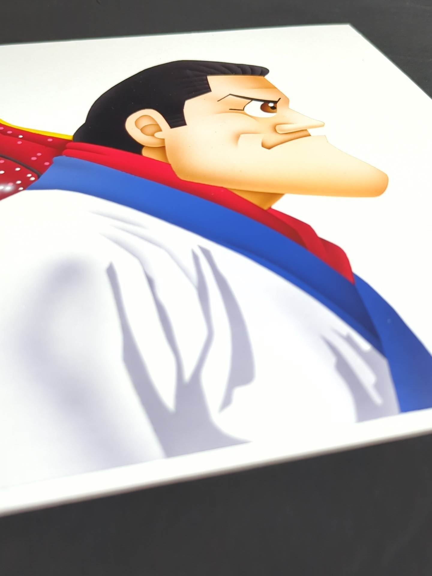 ★ Nagatoshi Sakai Original artwork ★ Antonio Inoki & Great Muta