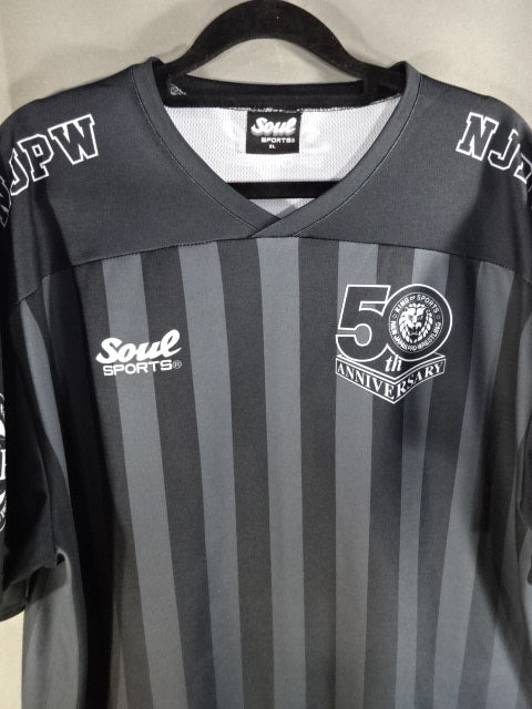 新日本プロレス 50周年記念 SOUL SPORTS レプリカレフェリーシャツ