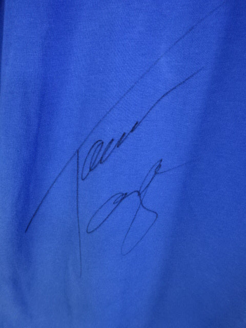 [2 fighters hand signed autograph 】Lion Mark NEWZEALAND T-Shirt