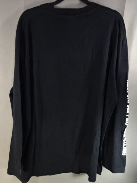 Lion Mark Long Sleeve T-Shirt (3) (Black)