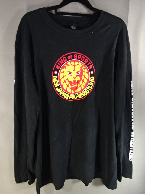 ライオンマーク ロングスリーブTシャツ①(ブラック)