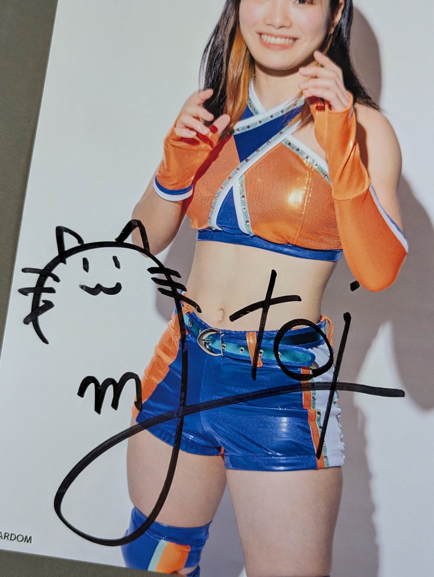 浜辺纏 直筆サイン入り スターダムポートレート(A-1)