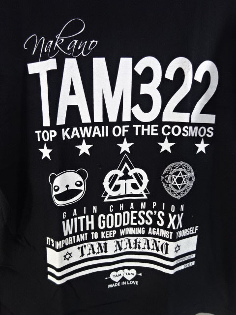 Tam Nakano × Guts Dynamite Cabaret T-Shirt (2) (Black)