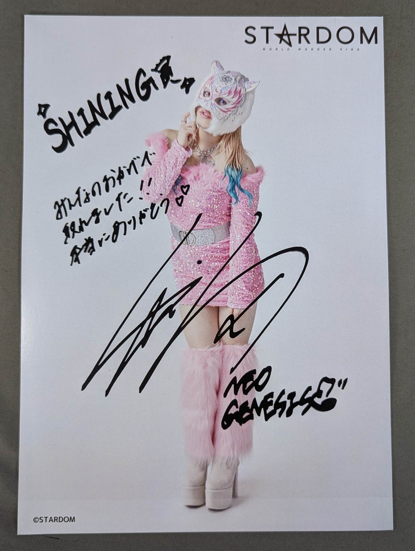 スターライト・キッド スターダムアワード 受賞記念ポートレート