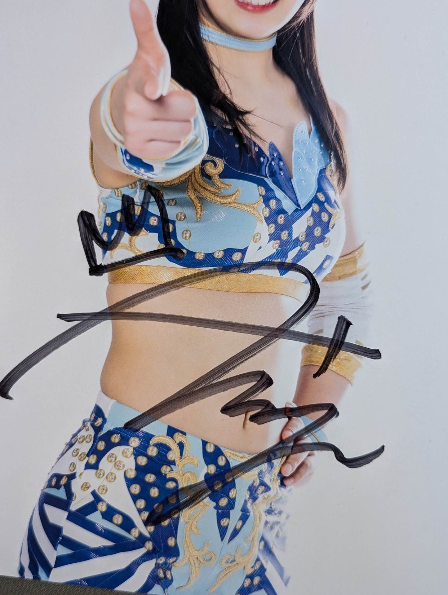 天咲光由 直筆サイン入り スターダムポートレート(H-5)