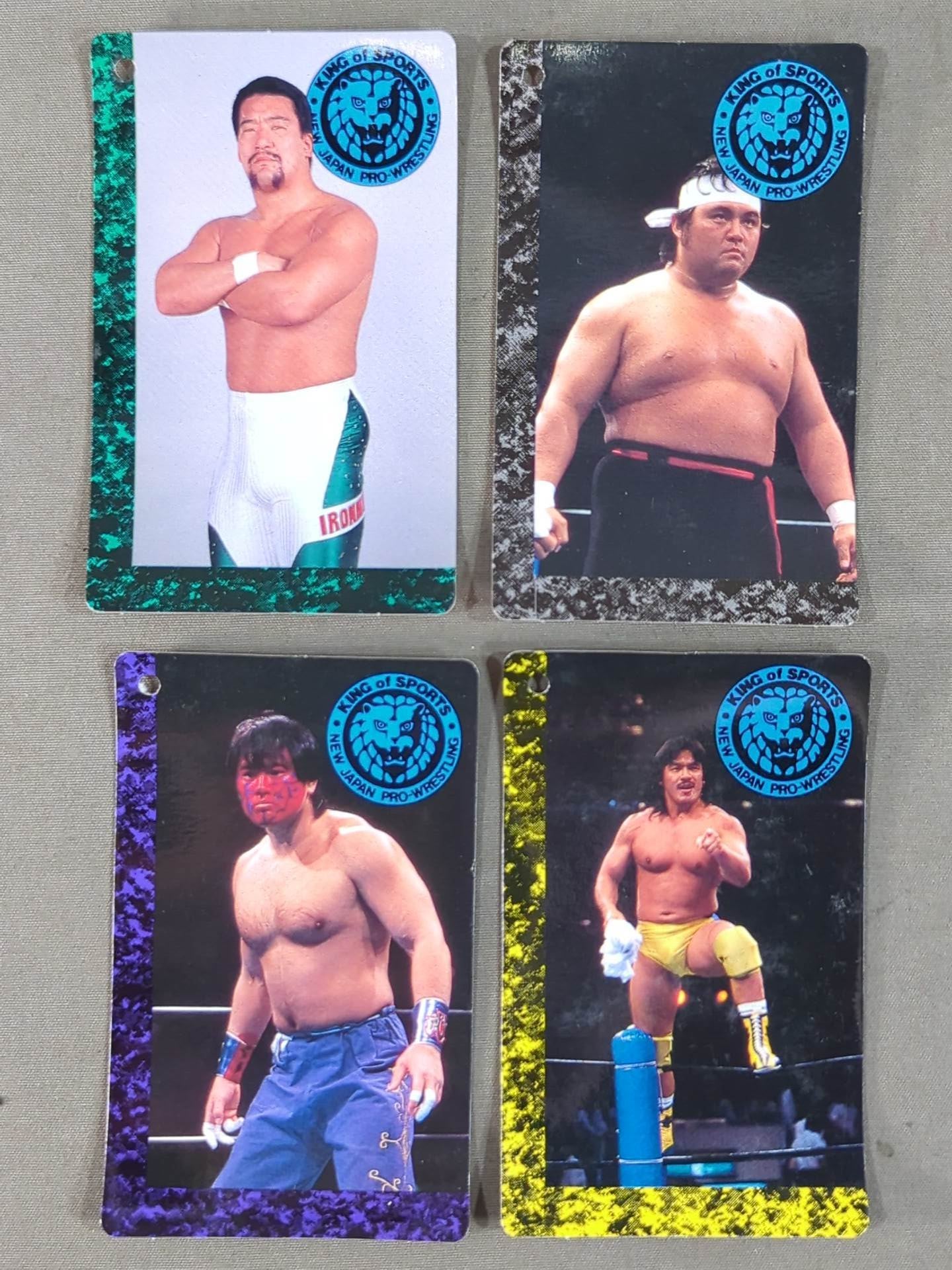 Soft Toy Tag Card Set for Pro Wrestler