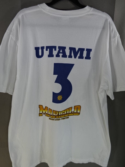 Utami Hayashishita #3 Marigold Numbered T-Shirt (White)