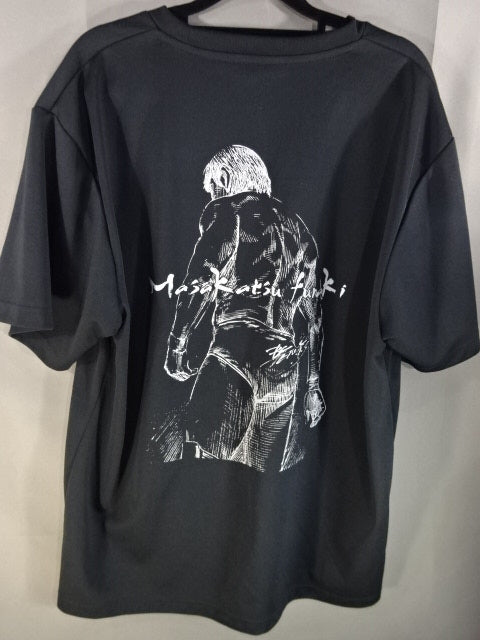 【直筆サイン入り】船木誠勝 SAMURAI ドライTシャツ②(ブラック)