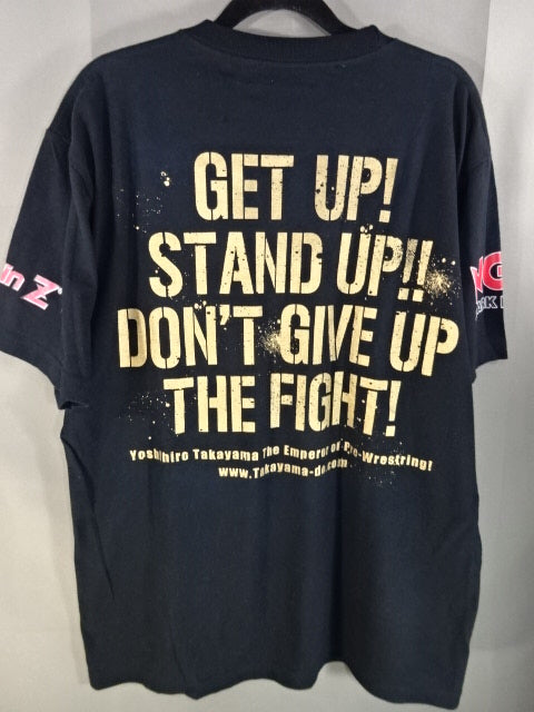 【直筆サイン入り】高山善廣 高山堂 レーシングストライプ Tシャツ(Ver.3)