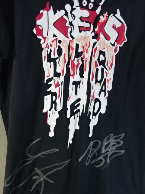 【直筆Wサイン入り】 KILLER ELITE SQUAD Tシャツ②(ブラック)