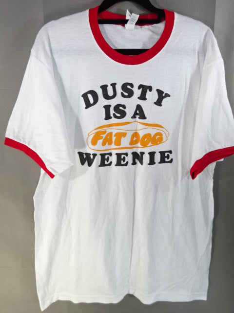 テリー・ファンク DUSTY IS A FAT DOG WEEMIE Tシャツ(ネイビー)