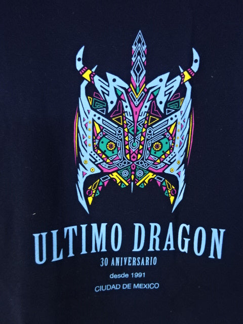 【直筆サイン入り】ウルティモ・ドラゴン 30周年記念 Tシャツ