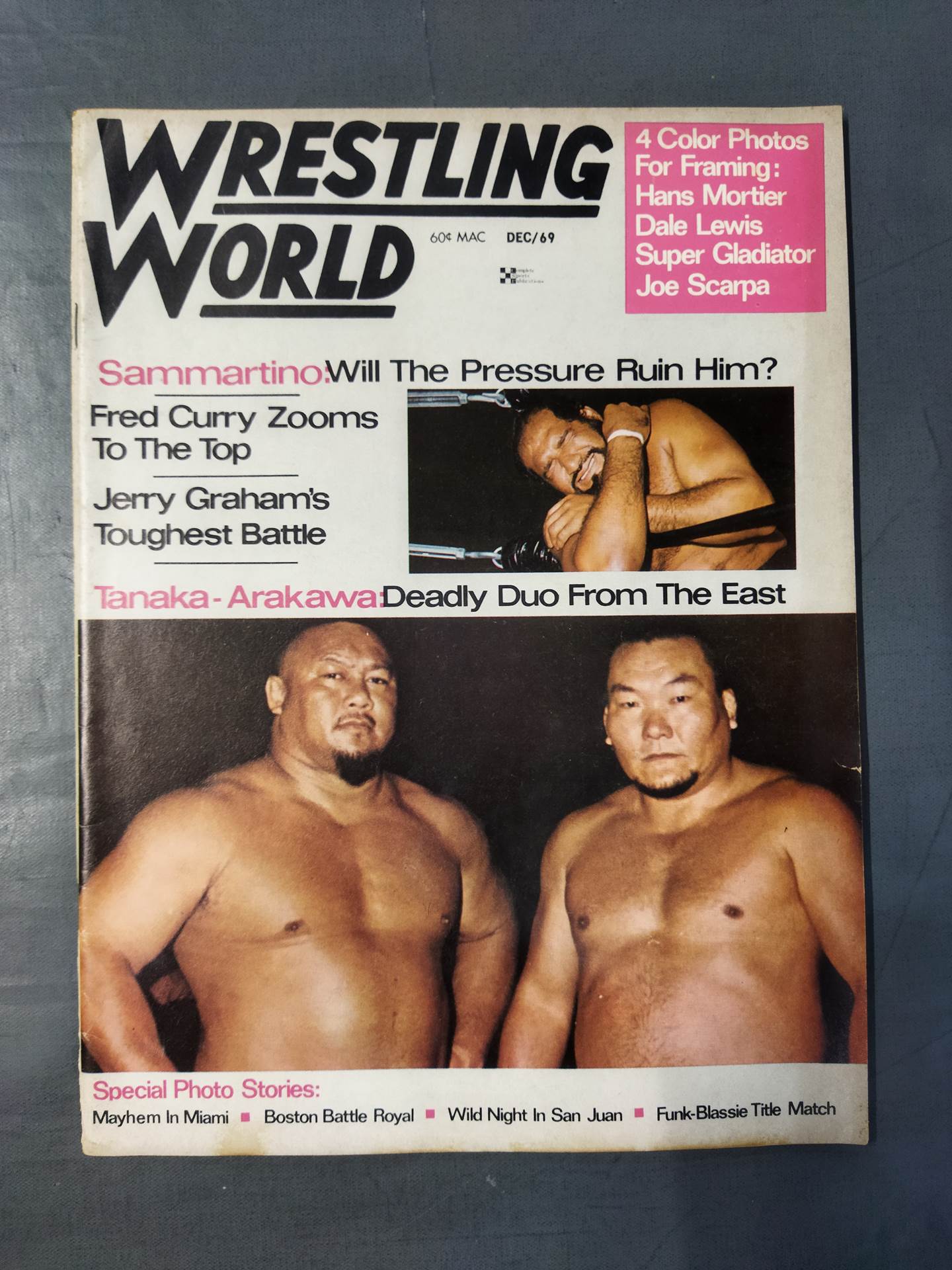 WRESTLING WORLD 1969年12月号