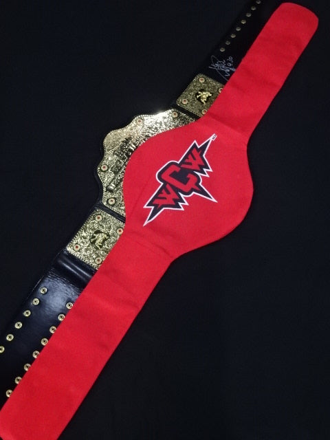 ★ Masahiro Chono hand signed autograph ★ World Heavyweight Championship Belt