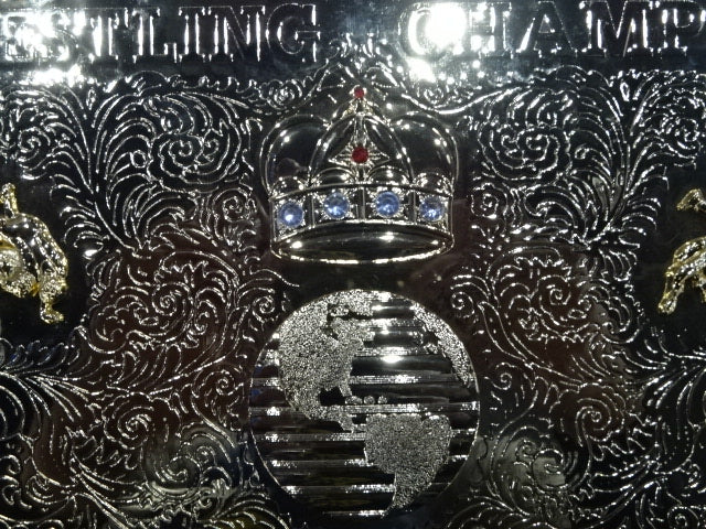 ★ Masahiro Chono hand signed autograph ★ World Heavyweight Championship Belt
