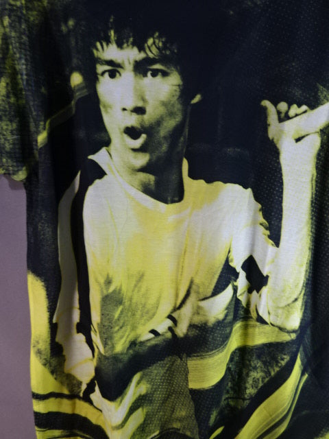 ブルース・リー ピクチャー ドライTシャツ②(ブラック)