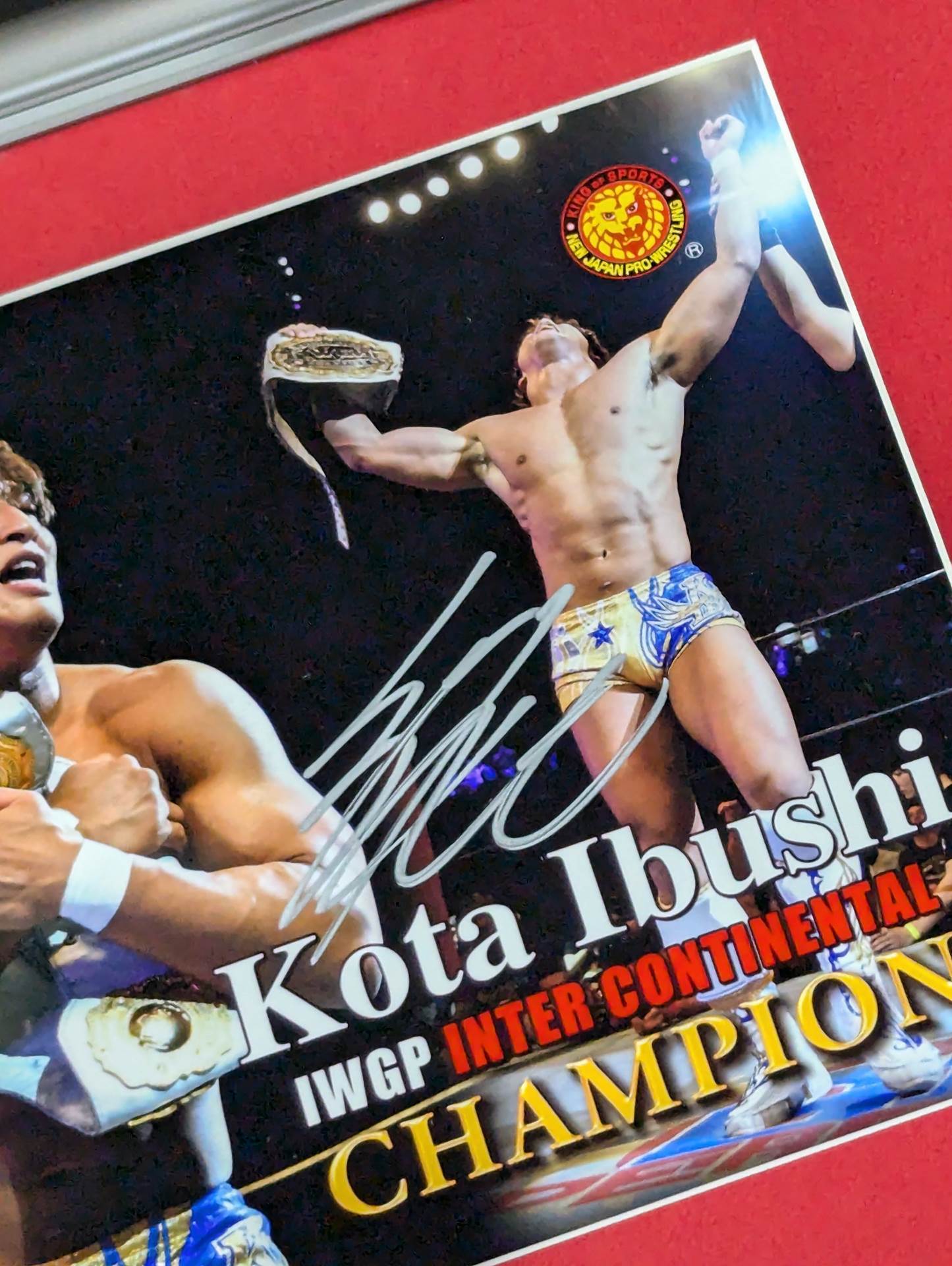 ★ Madison Square Garden ★ Kota Ibushi hand signed autograph Photo Frame