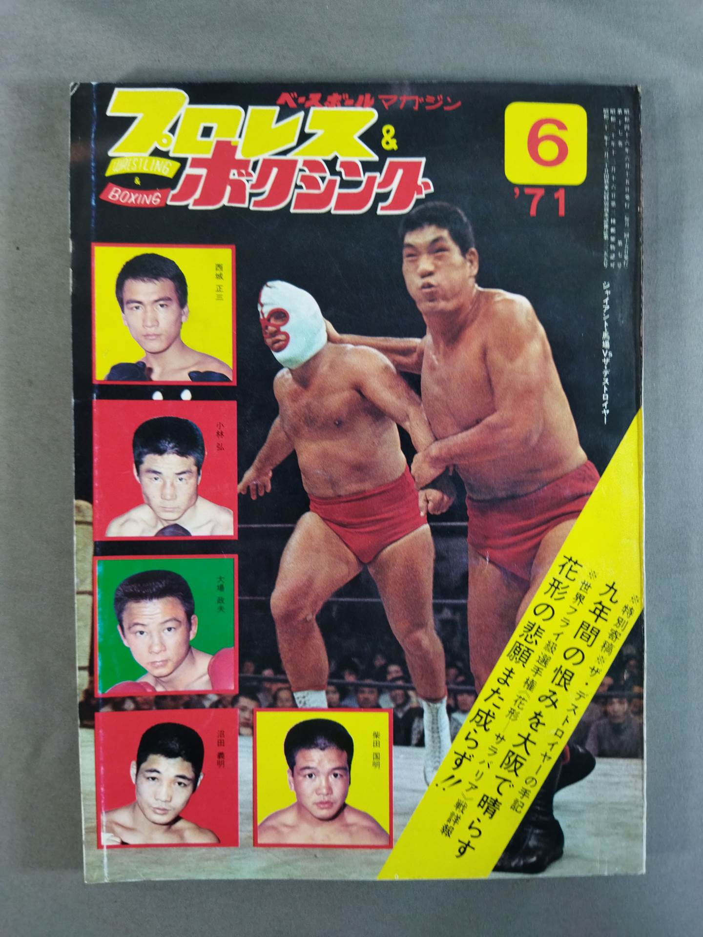 Pro Wrestling & Boxing June 1971