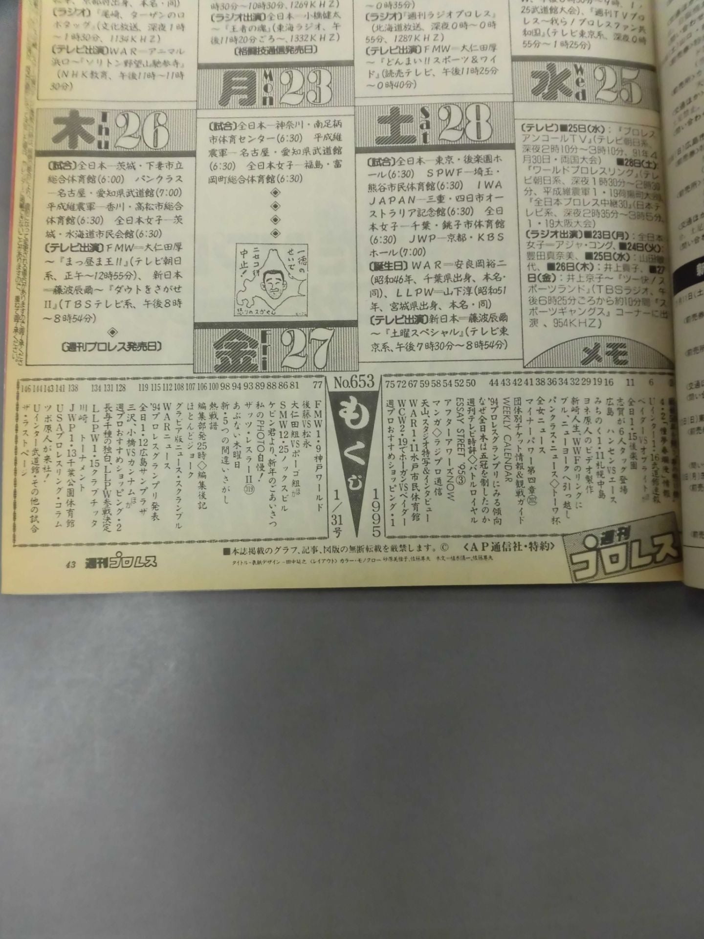 Weekly Pro Wrestling 653