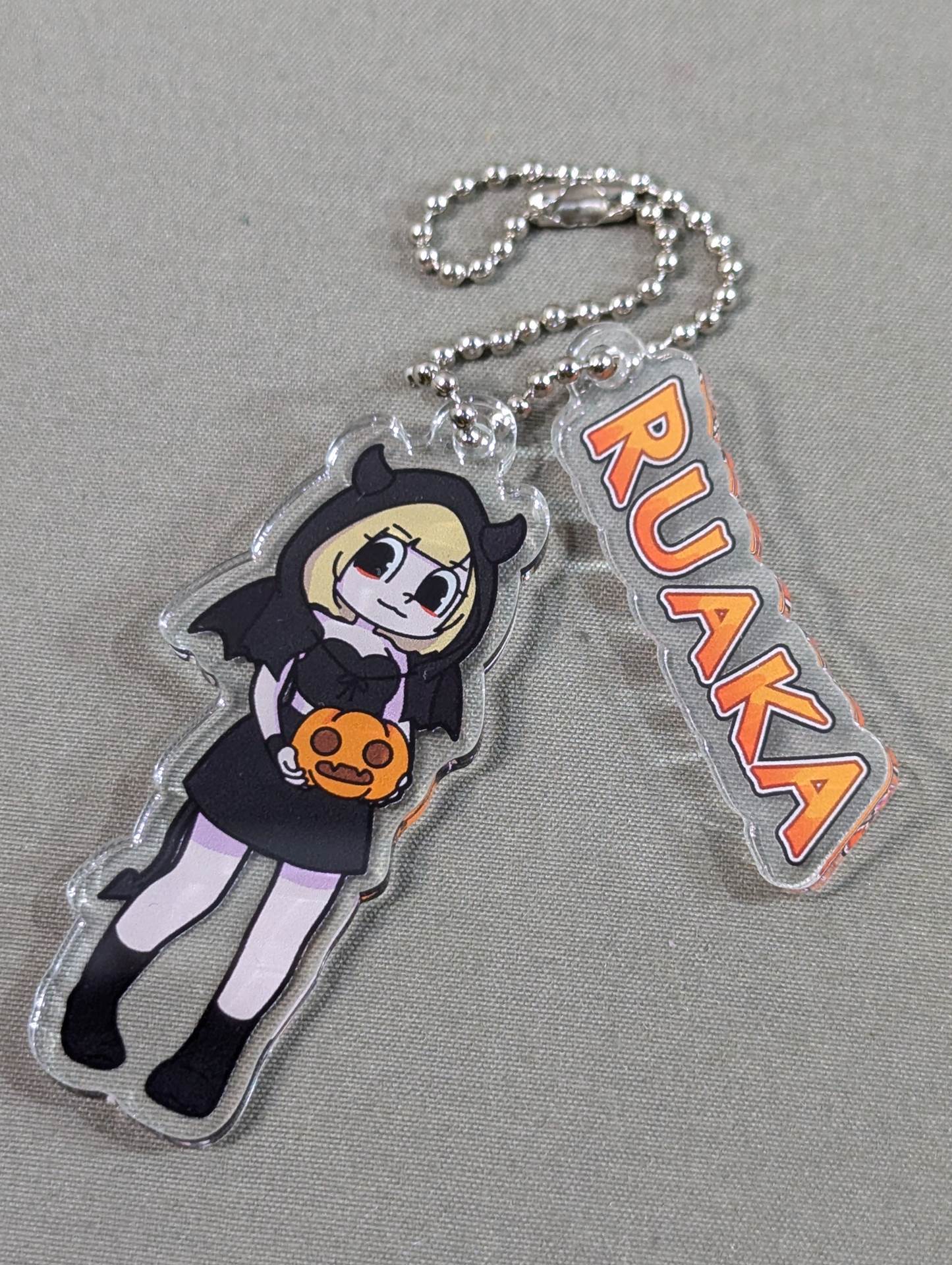 琉悪夏 ハロウィンイラスト ランダムアクリルキーホルダー