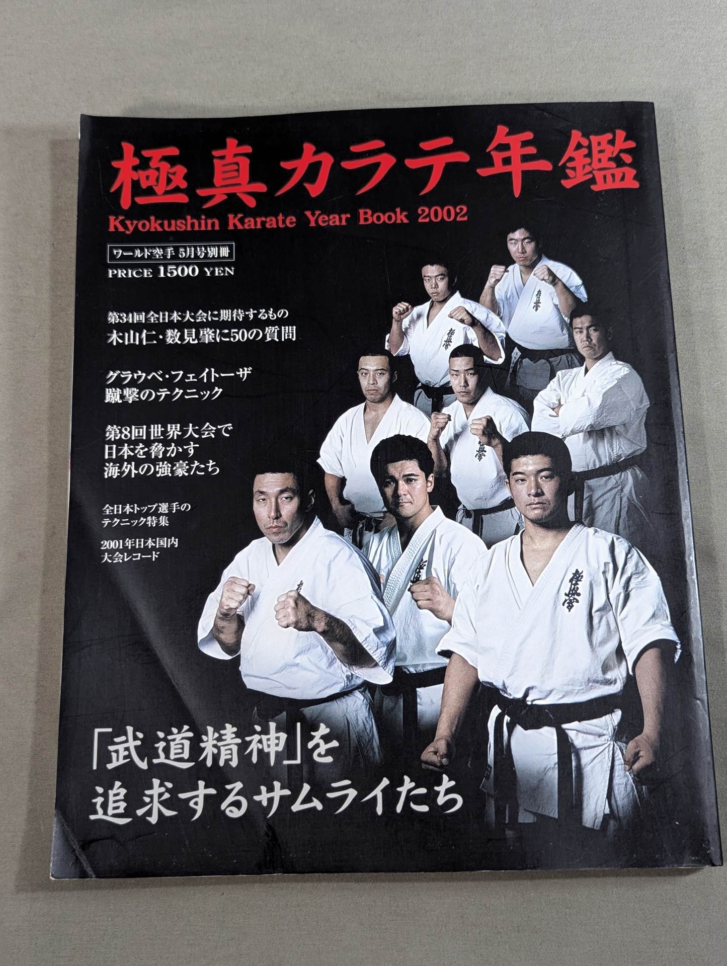 Kyokushin KARATE Yearbook Kyokushin Karate Year Book 2002