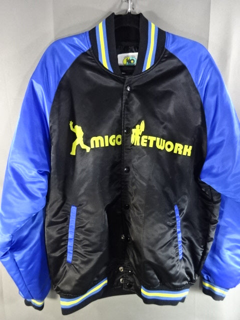 AMIGO NETWORK(Super Delfin & GRAN NANIWA ) Stadium zip-up jacket
