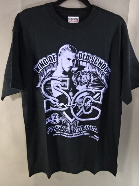 【直筆サイン入り】スティーブ・コリノ ピクチャーTシャツ①(ブラック/ZERO-ONE)