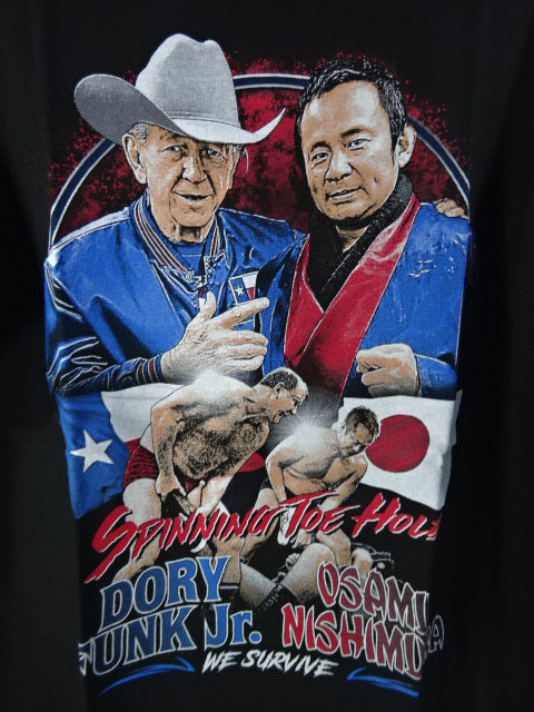 西村修×sドリー・ファンク・ジュニア コラボTシャツ