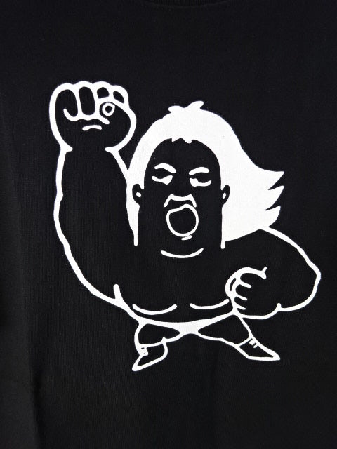 Riki Choshu Illustration T-Shirt (1) (Black)