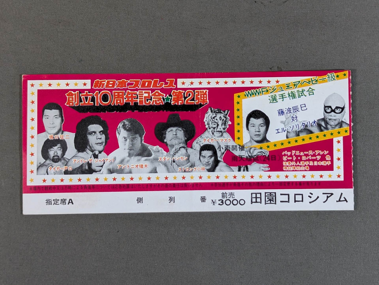 ★WWFジュニアヘビー級選手権試合★ 藤波辰巳vsエル・ソリタリオ