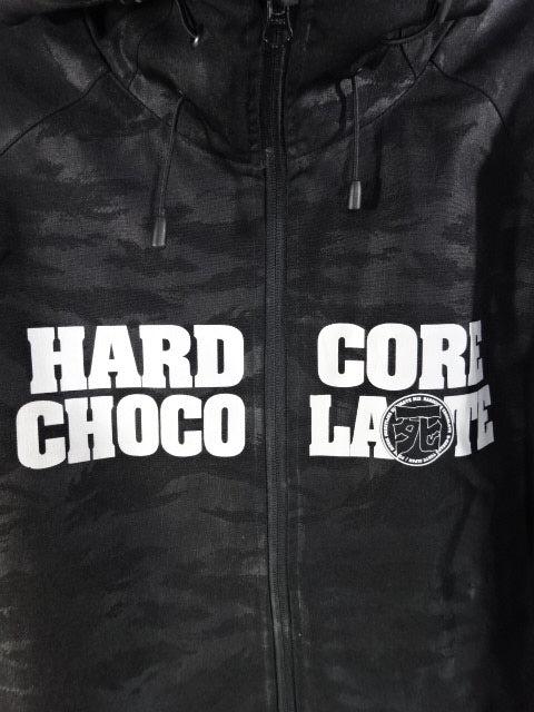 Hardcore Chocolate Shell Hoodie 2018 (Inazuma ) Tiger Black ×White)