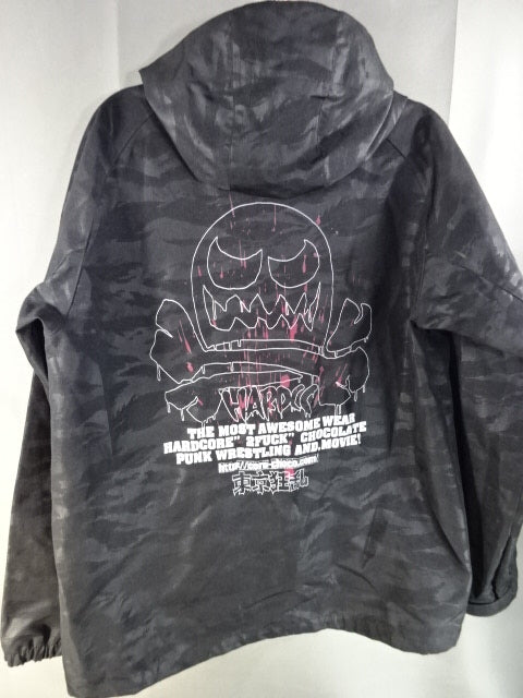 Hardcore Chocolate Shell Hoodie 2018 (Inazuma ) Tiger Black ×White)