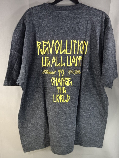 Tenryu Genichiro ×HAOMING Collaboration T-Shirt (1) (Grey)