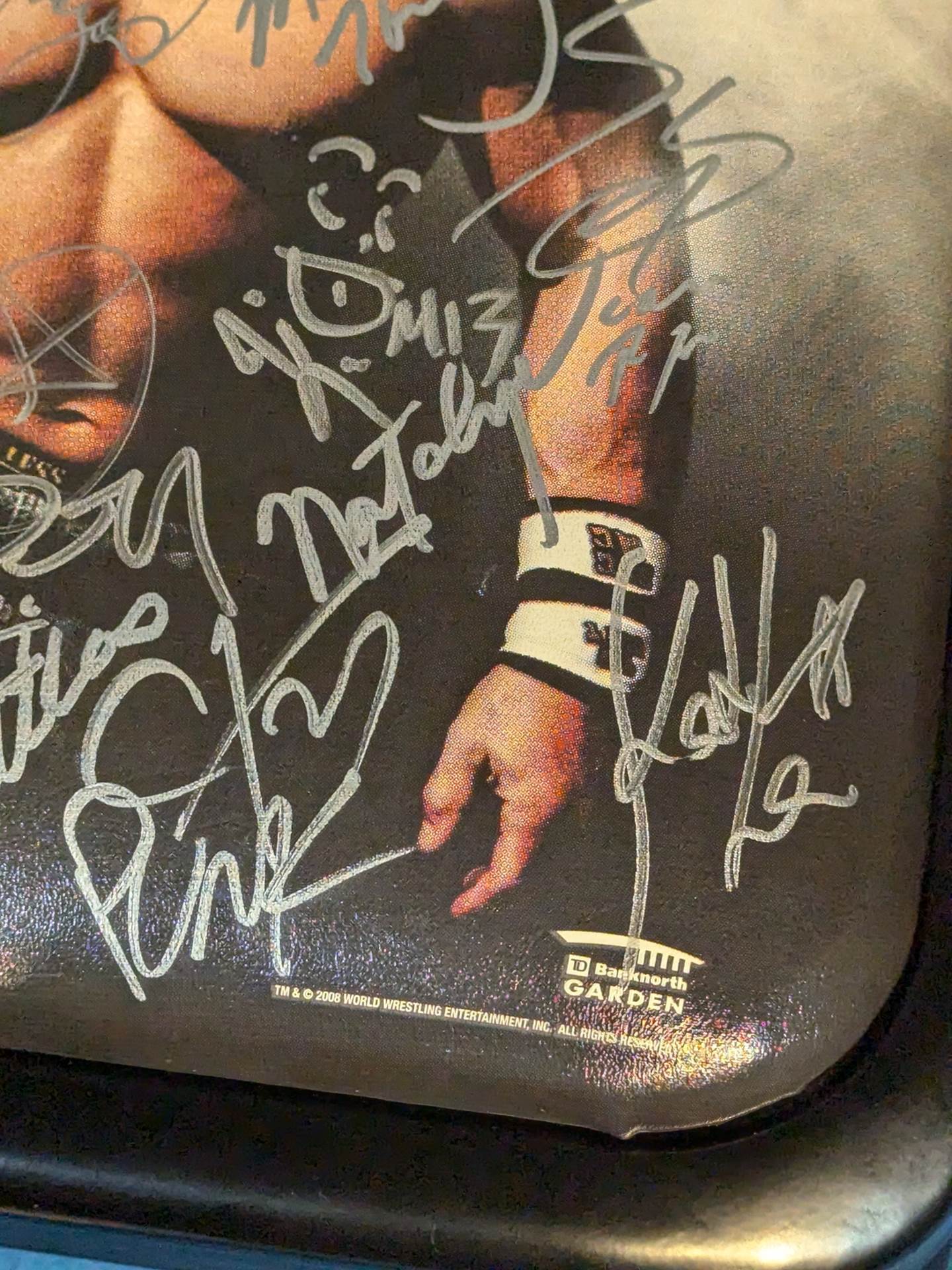 【29名直筆サイン入り】WWE「SURVIVOR SERIES 2008」チェアー