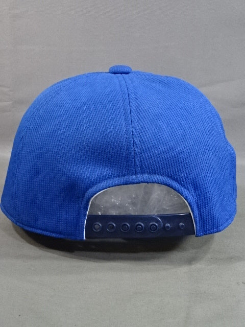【Giant Baba hand signed autograph 】All day Pro Wrestling Logo Patch Cap (1) (Blue)
